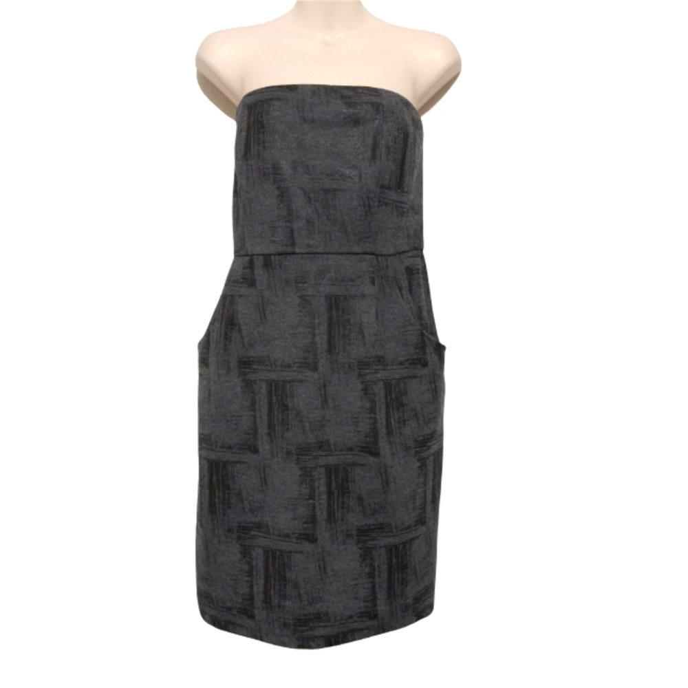 Faith 21 Strapless Gray Dress with Pockets Size 1X